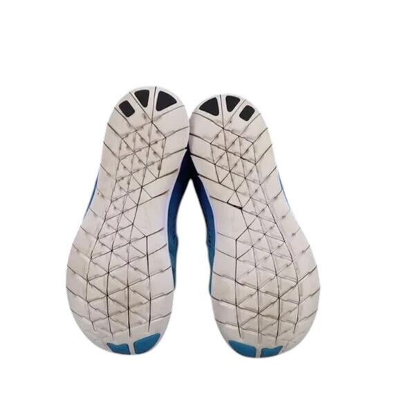 Nike Shoes Womens 7.5 Athletic Trainer Free RN Running Sneaker Blue Black Active - Picture 4 of 13